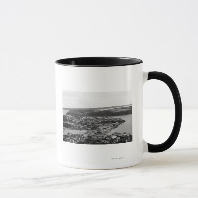 Mug Vue aérienne de Kodiak, Alaska Photographie (Droite)