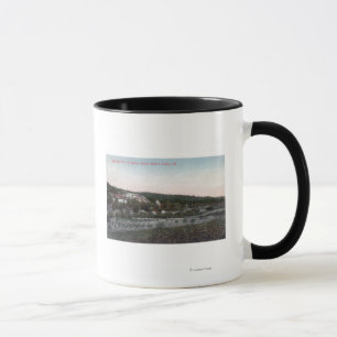 Mug Vue aérienne de la carrière de granit de Knowles