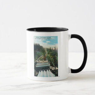 Mug Vue aérienne de la centrale d'électron