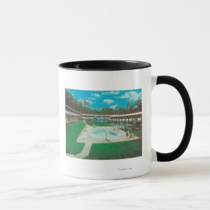 Mug Vue aérienne de la piscine Golden Tee Resort