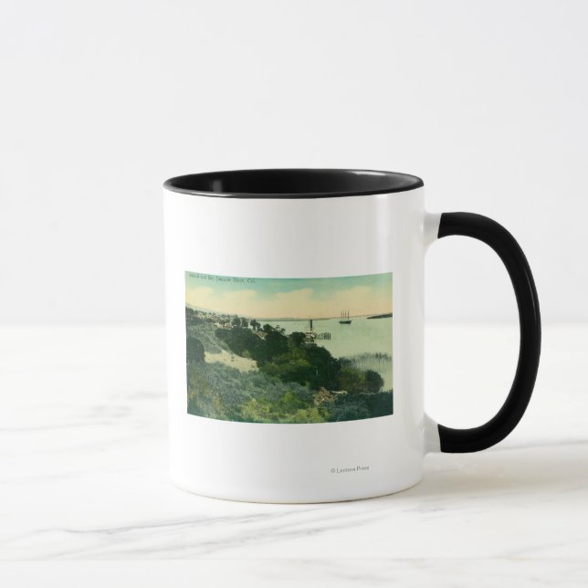 Mug Vue aérienne de la rivière Antioch et San Joaquin (Droite)
