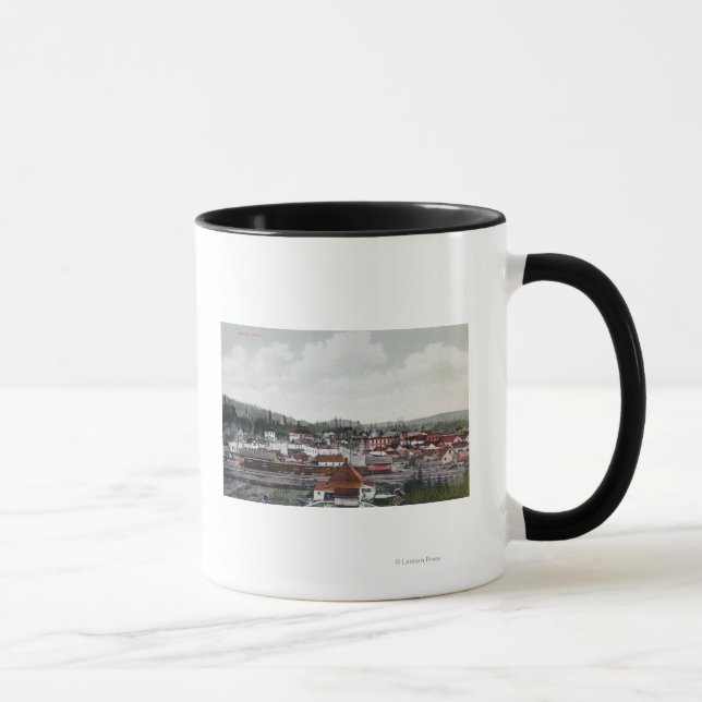 Mug Vue aérienne de la ville (Droite)