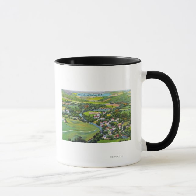 Mug Vue aérienne de la ville (Droite)