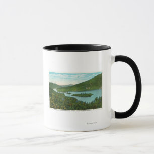 Mug Vue aérienne de lac