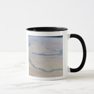 Mug Vue aérienne de l'Egypte et de la péninsule du Sin