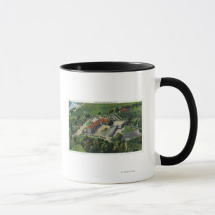 Mug Vue aérienne de l'Est sur le terrain du fort