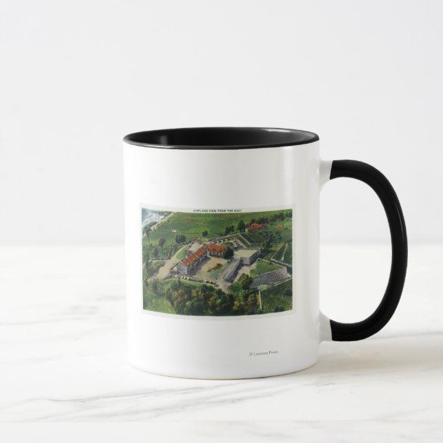 Mug Vue aérienne de l'Est sur le terrain du fort (Droite)