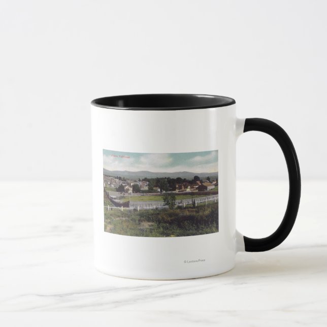 Mug Vue aérienne de TownAlturas, CA (Droite)