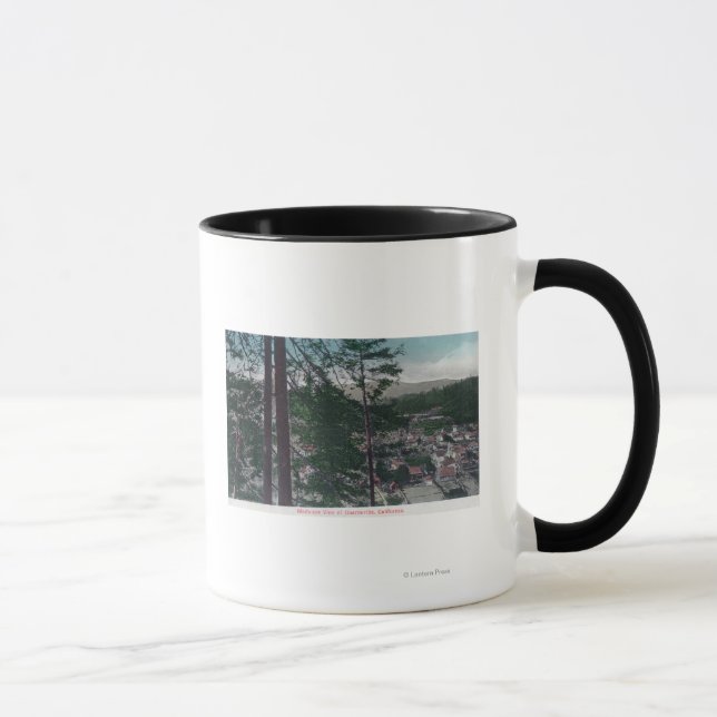 Mug Vue aérienne de TownGuerneville, CA (Droite)