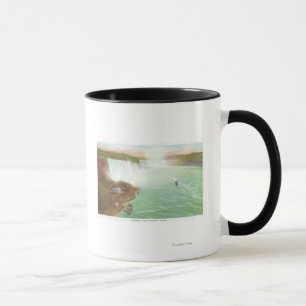 Mug Vue aérienne des chutes Niagara entières