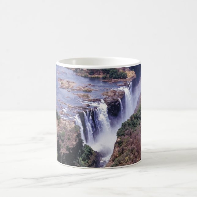 Mug Vue aérienne des chutes Victoria - Zimbabwe, Afriq (Centre)