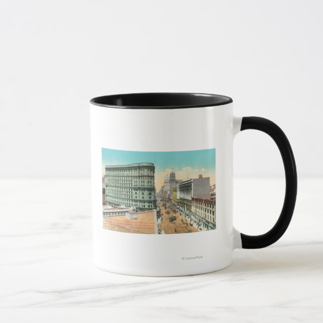 Mug Vue aérienne du bâtiment des inondations (Droite)