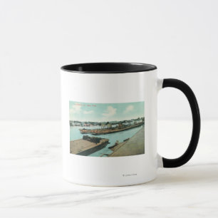Mug Vue aérienne du bord de mer