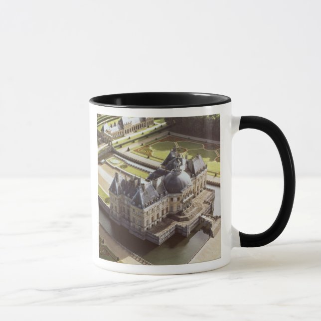 Mug Vue aérienne du château, conçue pour Nicholas (Droite)