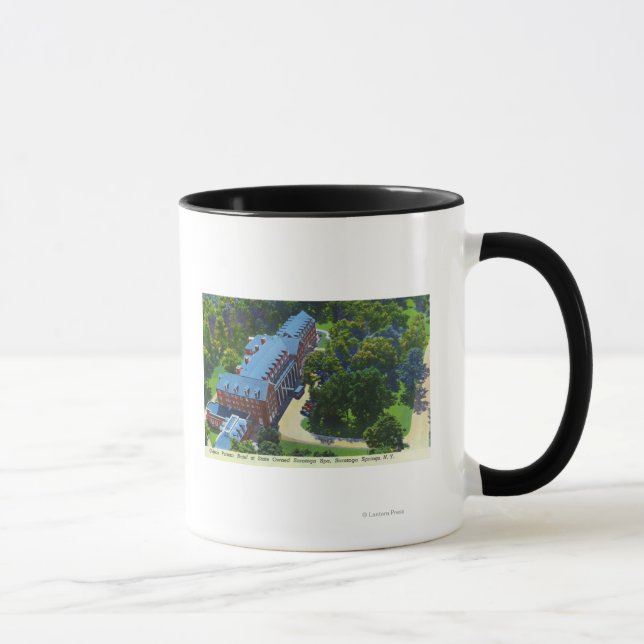 Mug Vue aérienne du Gideon Putnam Hotel, Spa (Droite)