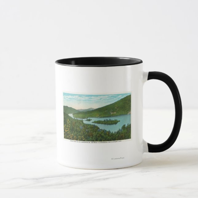 Mug Vue aérienne du lac (Droite)