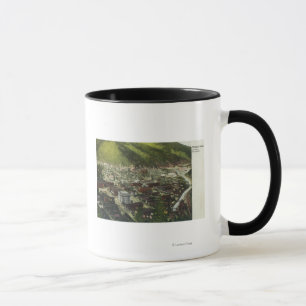 Mug Vue aérienne du nord-ouest de TownWallace,