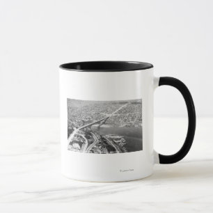 Mug Vue aérienne du pont de l'aurore