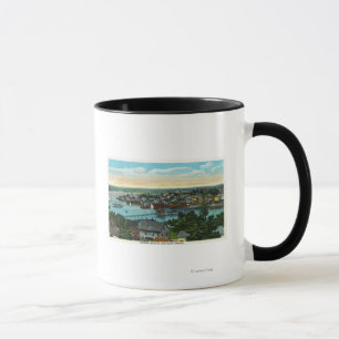 Mug Vue aérienne du port de Boothbay