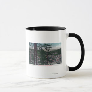 Mug Vue aérienne du TownGuerneville, CA
