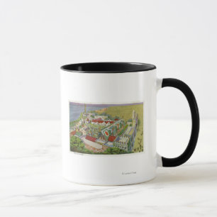 Mug Vue aérienne du village irlandais