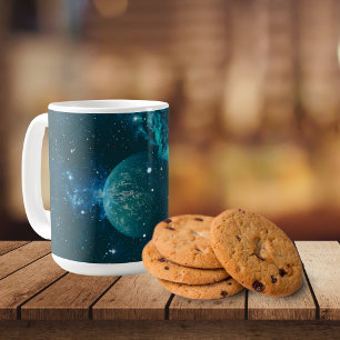 Mug Vue Blue Galactical Planet