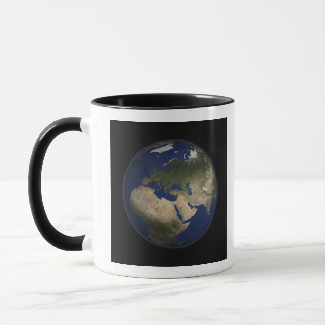 Mug Vue complète de l'Afrique, de l'Europe et du Moyen (Gauche)