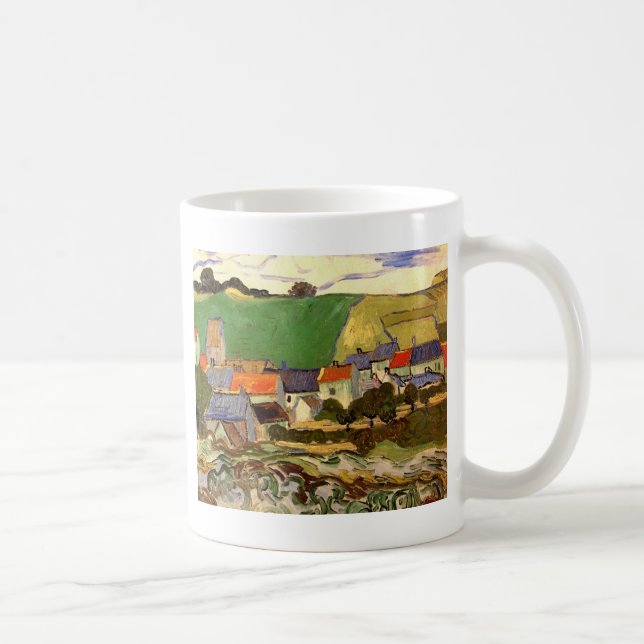 Mug Vue d'Auvers Vincent van Gogh (Droite)