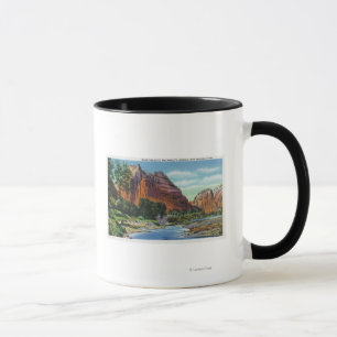 Mug Vue de bâti majestueuse et d'atterrissage de