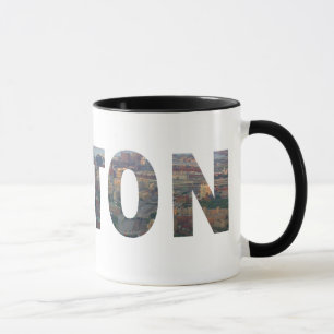 Mug Vue de Boston dans les lettres