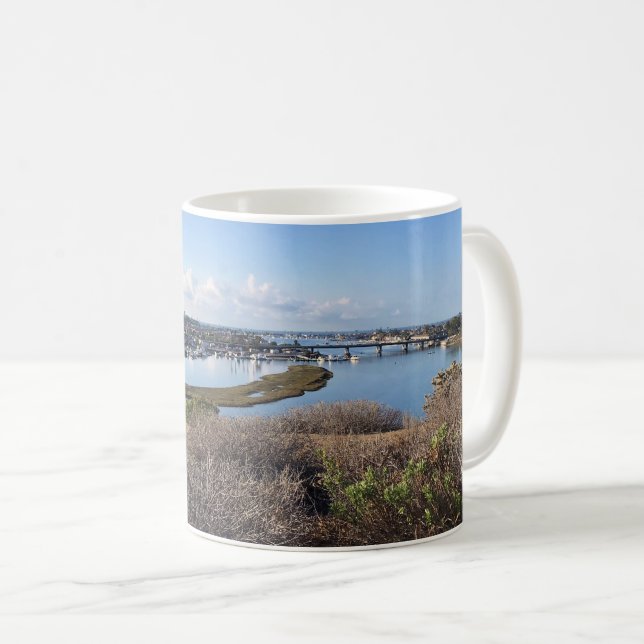 Mug Vue de Castaways Park, Newport Beach, CA (Devant droit)
