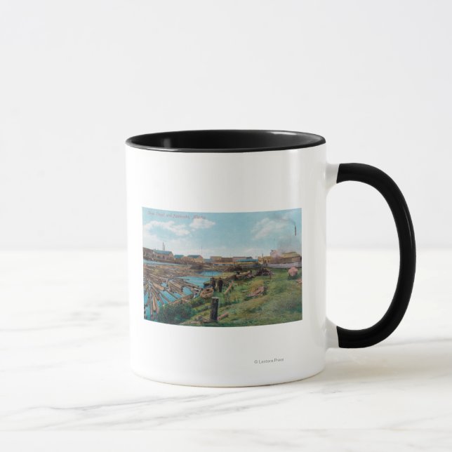 Mug Vue de Chena Slough depuis la ville (Droite)