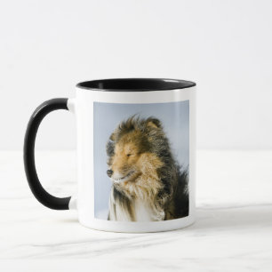 Mug Vue de chien de berger de Shetland