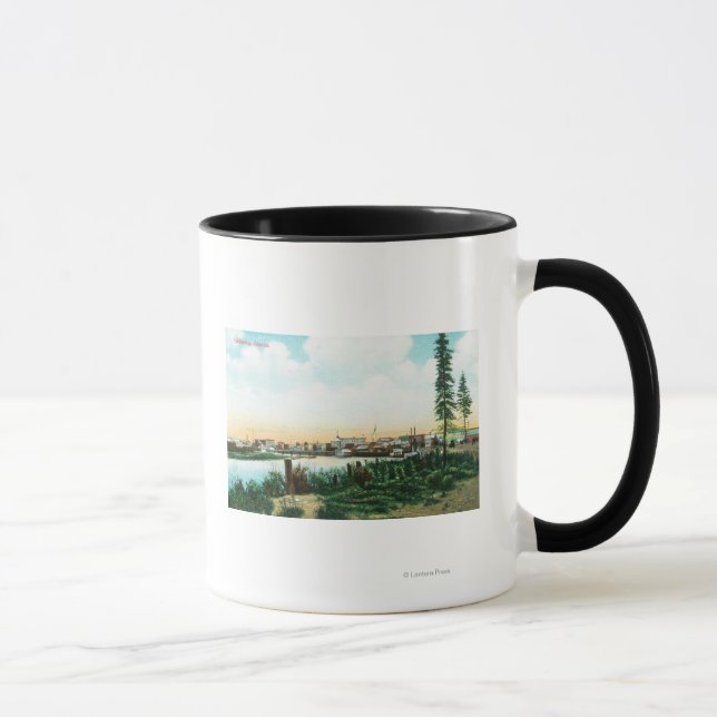 Mug Vue de CityFairbanks, AK (Droite)