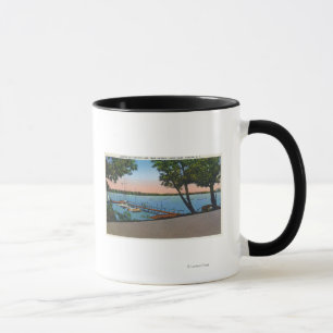 Mug Vue de club de yacht d'Owasco de lac Owasco