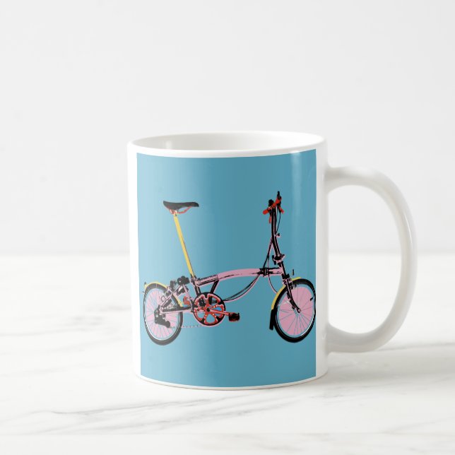 Mug Vue de côté BluePink de Brompton (Droite)