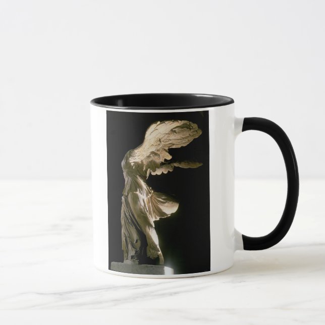 Mug Vue de côté de la victoire de Samothrace (Parian (Droite)