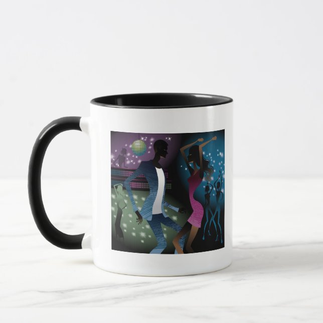 Mug Vue de côté des personnes dansant par le (Gauche)