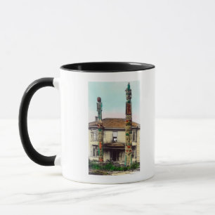 Mug Vue de deux TotempolesWrangell, AK