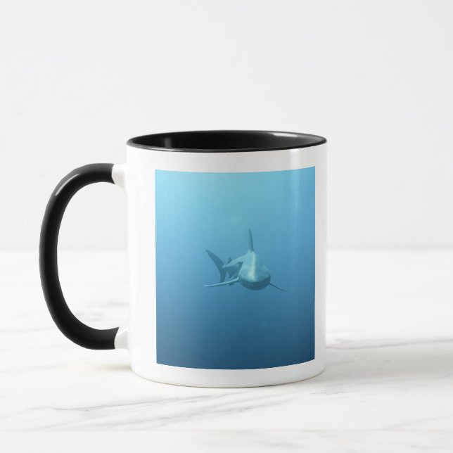 Mug Vue de face d'un requin de tigre (Gauche)