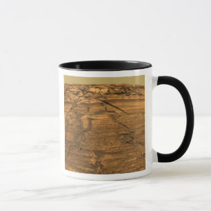 Mug Vue de falaise de brûlures sur Mars