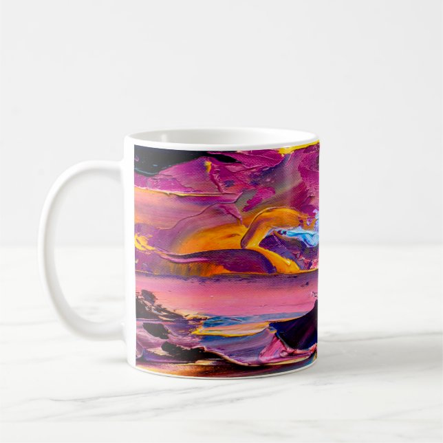Mug Vue de fermeture d'une palette de peinture à l'hui (Gauche)