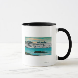 Mug Vue de glacier de Colombie, Alaska
