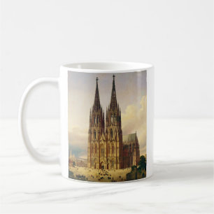 Mug Vue de la cathédrale gothique de Cologne dans tout