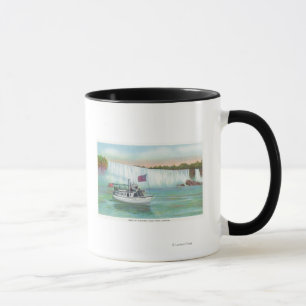 Mug Vue de la domestique du bateau de brume