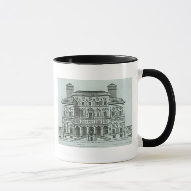 Mug Vue de la façade de la villa Borghese, Rome (Droite)