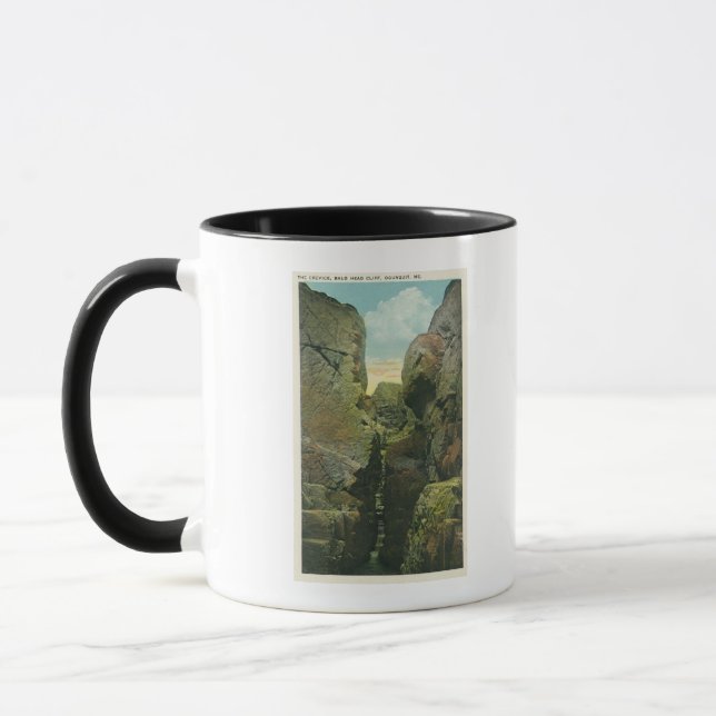 Mug Vue de la falaise de tête d'chaume (Gauche)