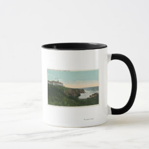 Mug Vue de la falaise de tête de chaume et de l'extéri