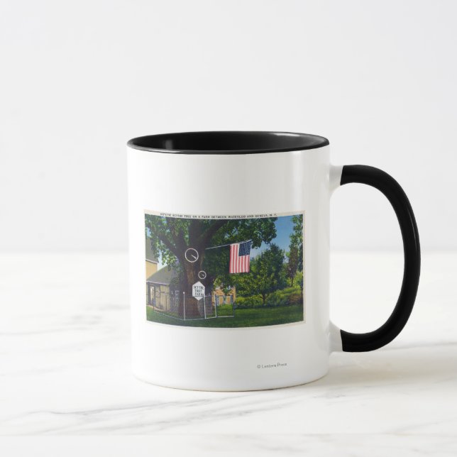 Mug Vue de la ferme historique Scythe Tree (Droite)