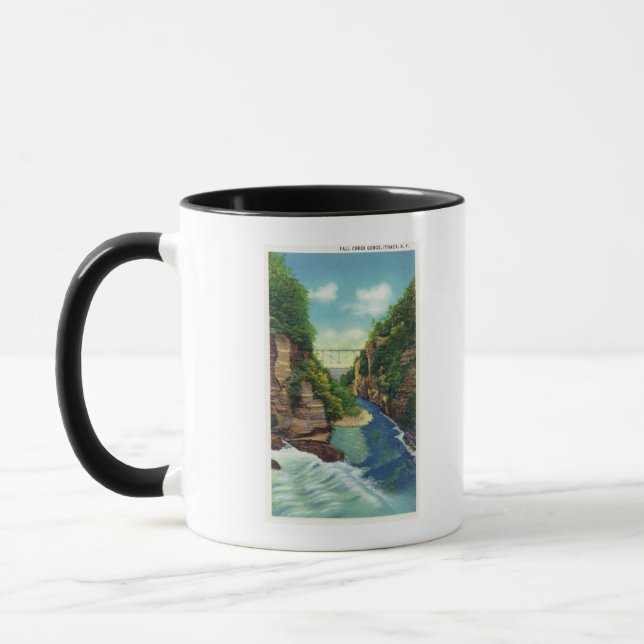 Mug Vue de la gorge de Fall Creek (Gauche)